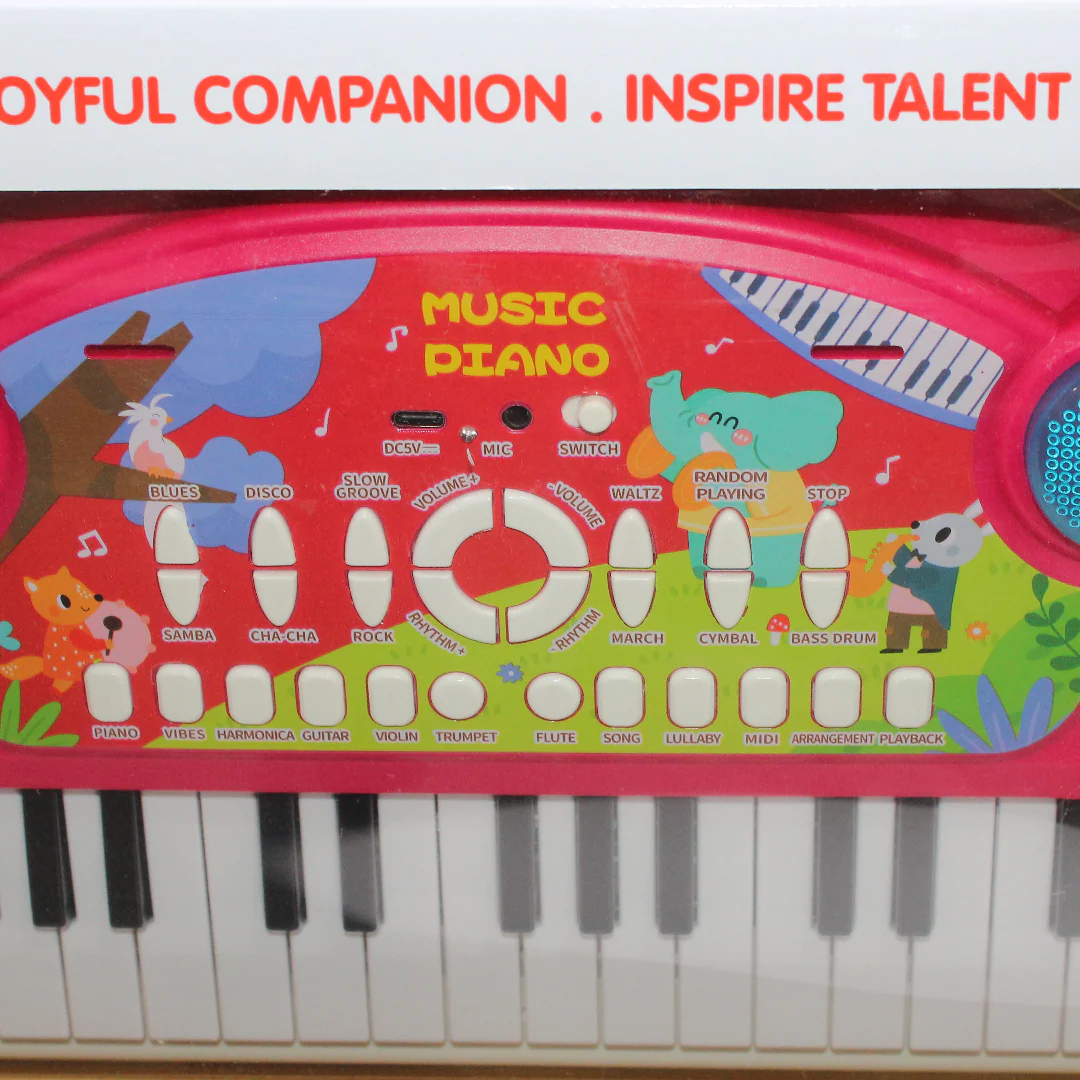 Children's Music Piano – Fuchsia - Image 3