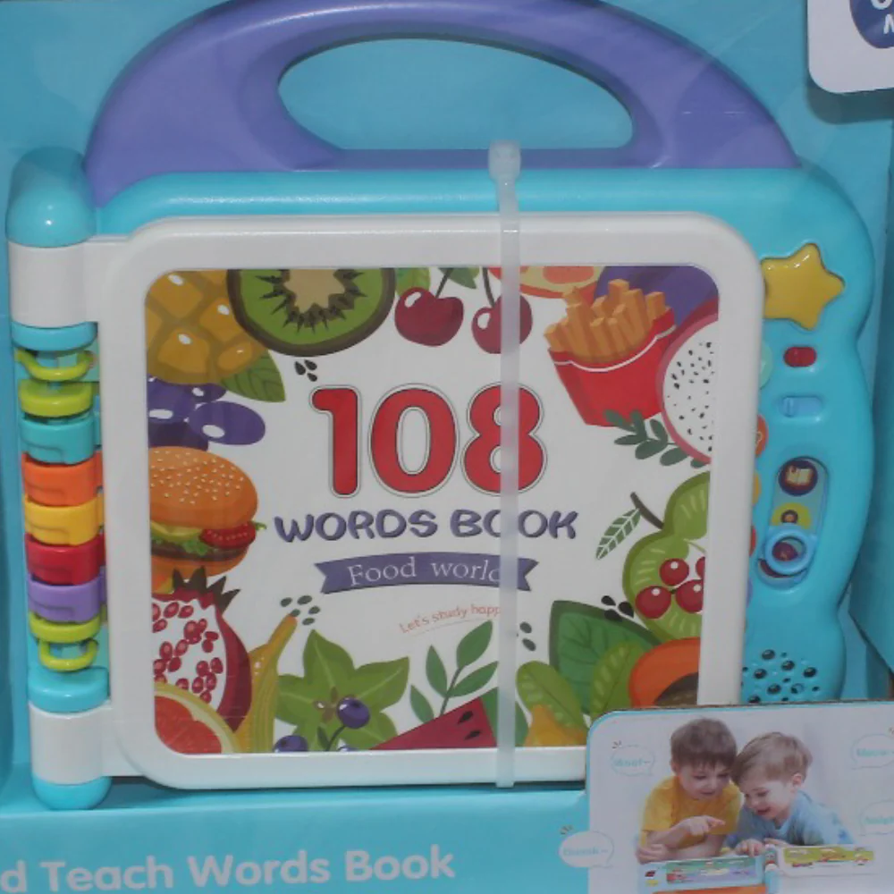 Touch and Teach Words Book – 108 Words Book Food World - Image 3