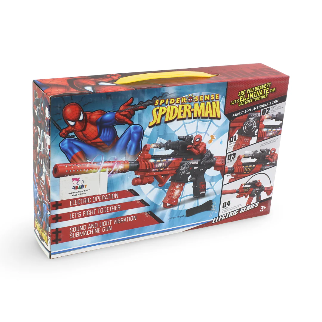 Spider-Man Electric Toy Submachine Gun (Light & Sound) - Image 2