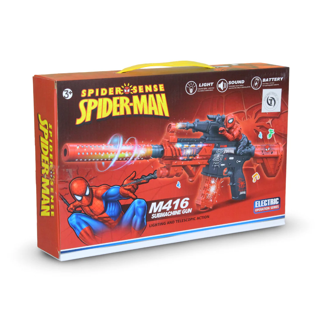 Spider-Man Electric Submachine Gun Toy - Image 2