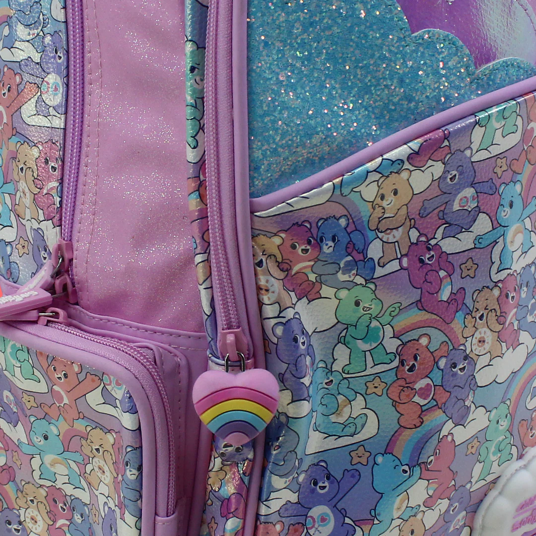 Smiggle Trolley Bag bear Design 18 Inches – Pink - Image 3