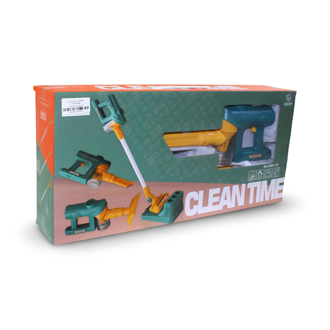 Clean Time 3-in-1 Children's Vacuum Cleaner Toy - Image 2