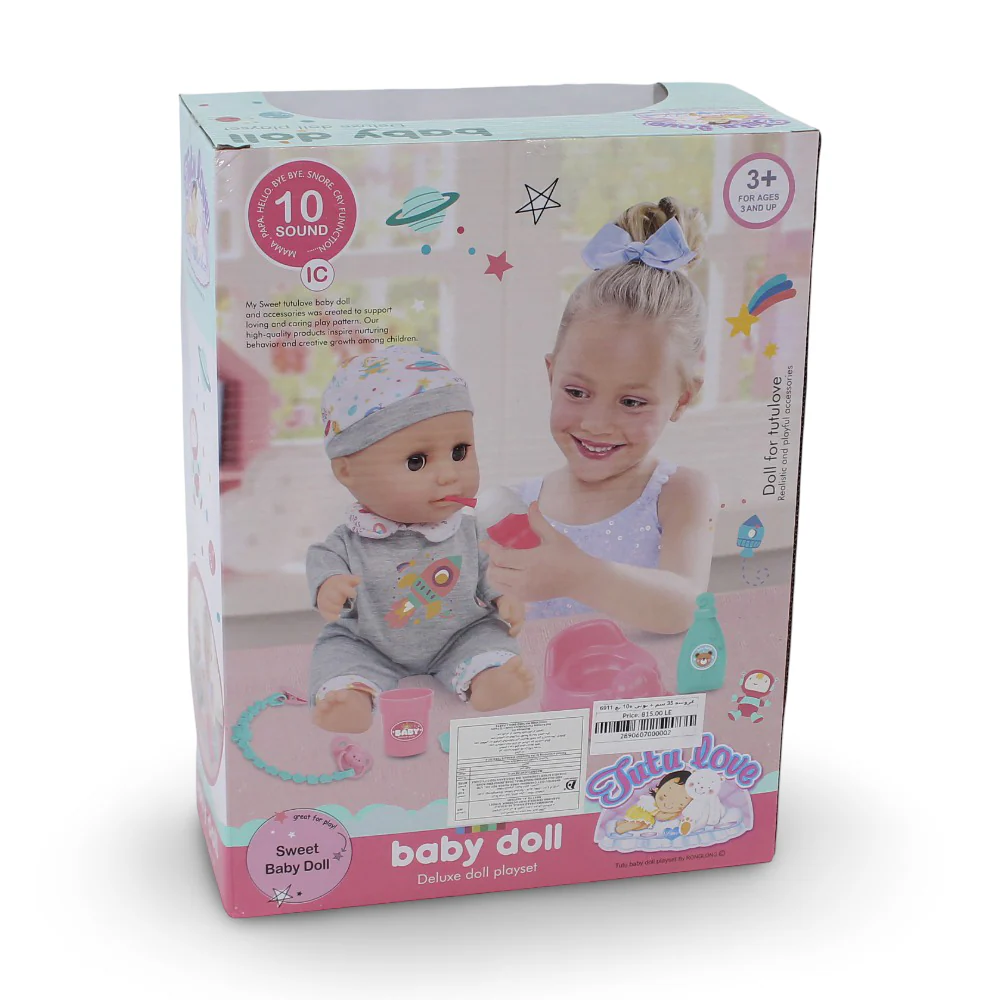 Tutu Love Baby Deluxe Doll Playset – 35 cm & 10 Sounds - Image 2
