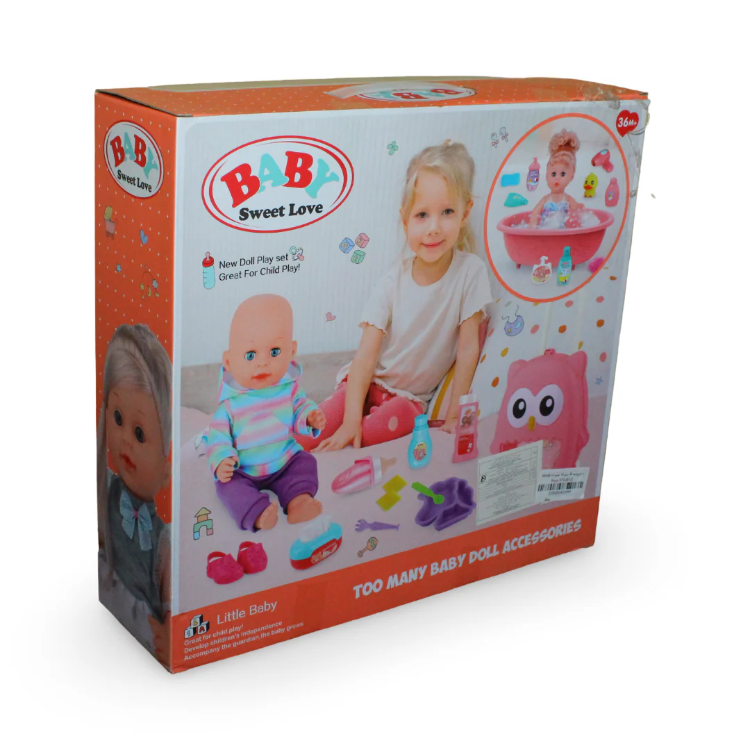 Baby Doll 45cm with Bathtub & 10 Melodies - Image 2