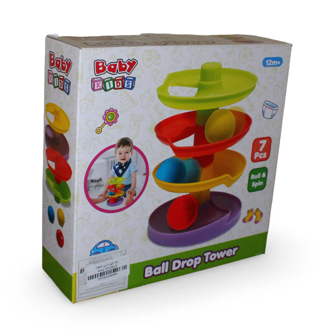 Ball Drop Tower Track Set – 7 Pcs - Image 2