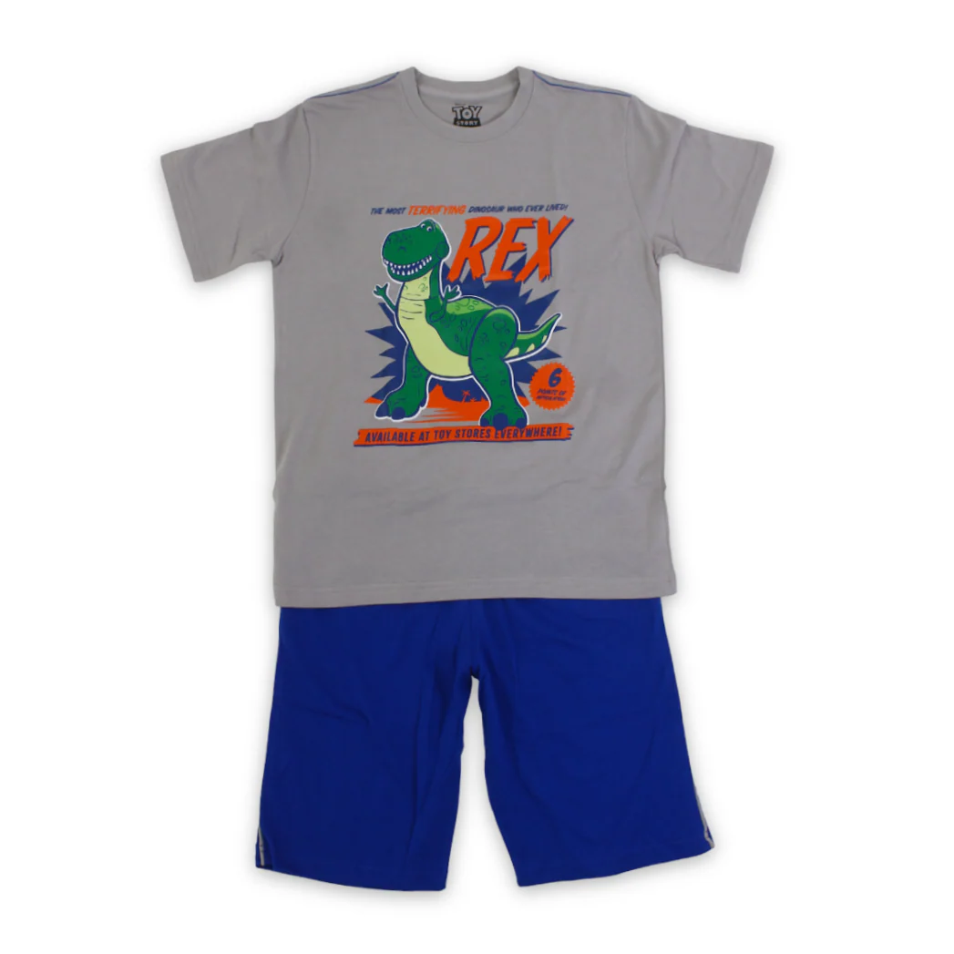 Boys Cotton Pajama – T-Rex Dino Print - Image 7