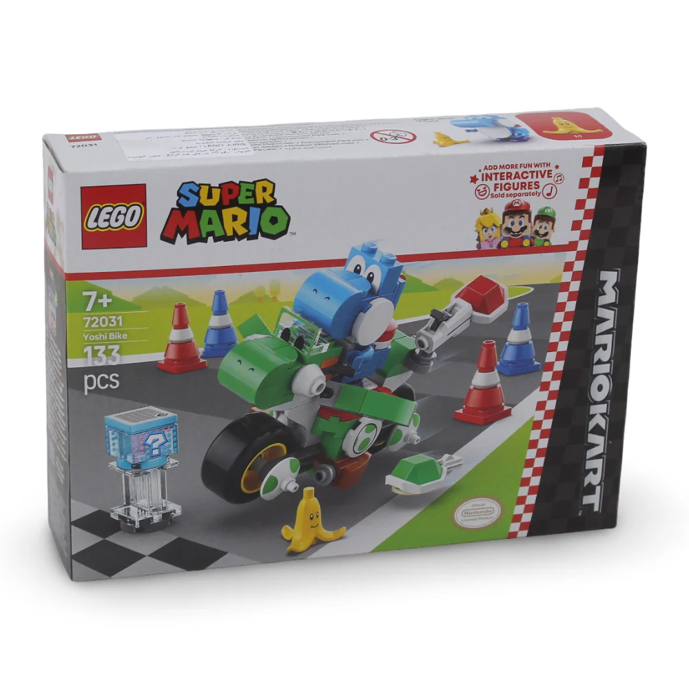 Lego Super Mario "Mario Kart" - Yoshi Bike Building Set - Image 2