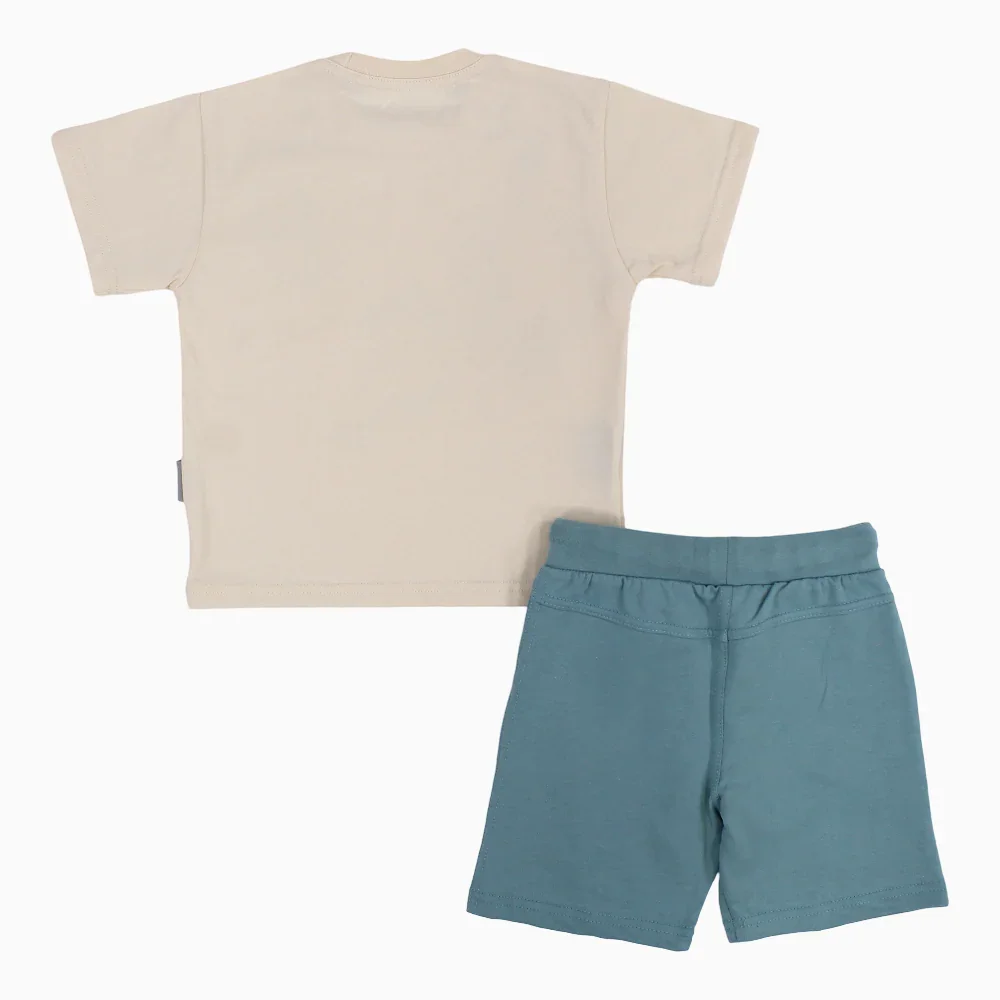 Boys Cotton Pajama Set – Let’s Rock Together Design - Image 5