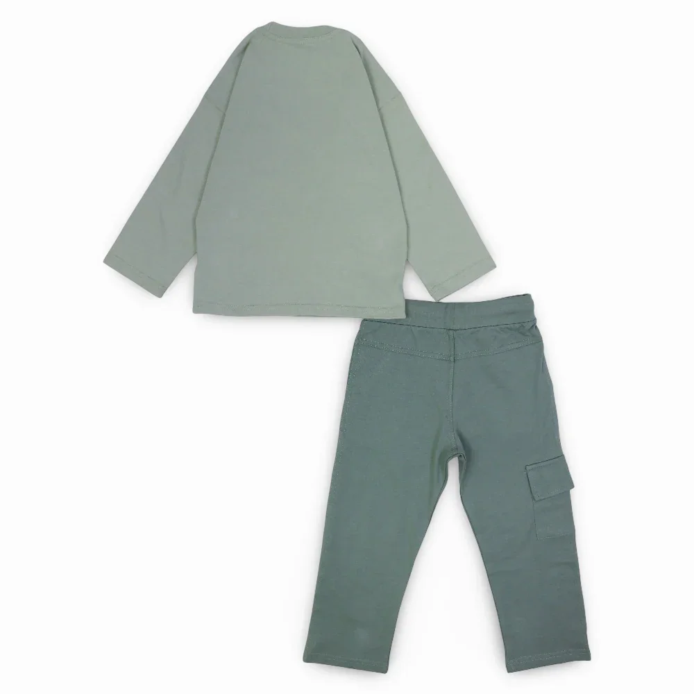 Boys Cotton Pajama Set - Bold Design - Image 5