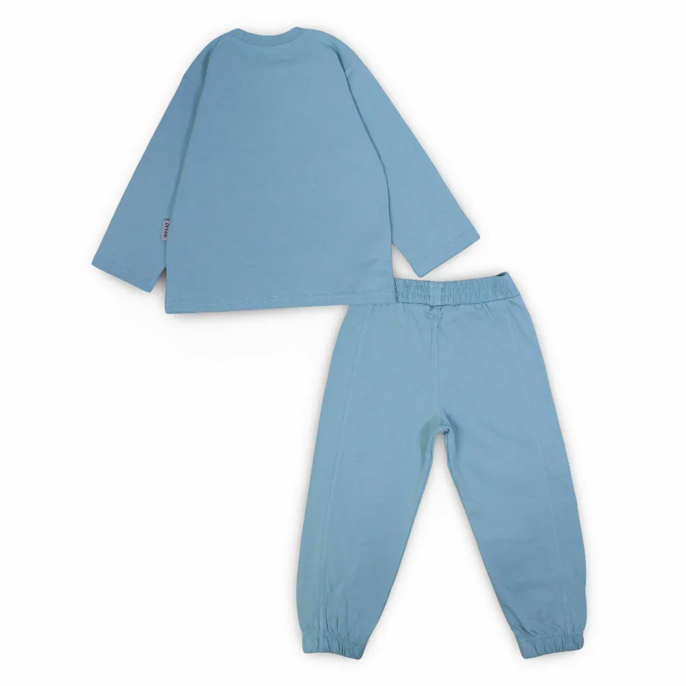 Boys Cotton Pajama Set - Snoopy Print - Image 2