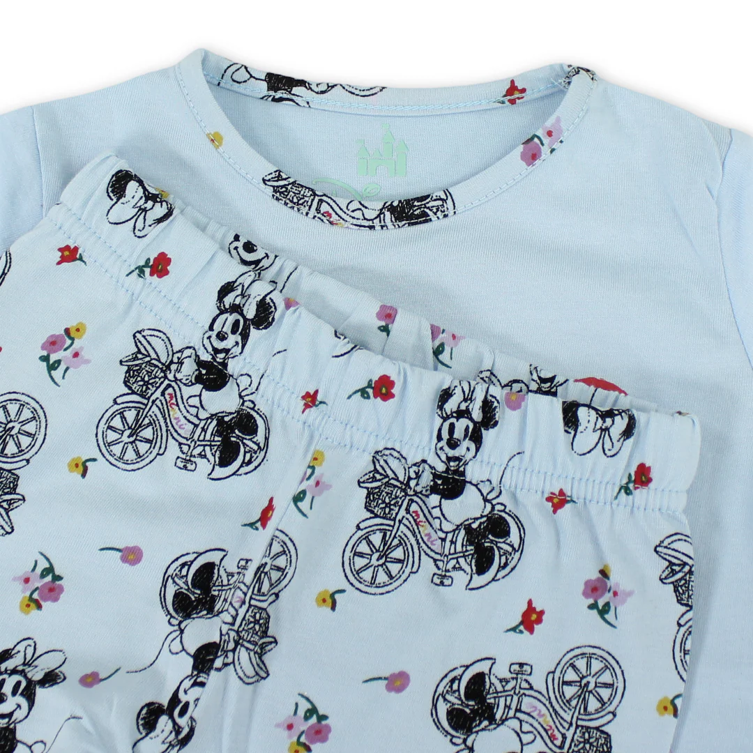 Baby Girls Cotton Pajama – Minnie Mouse Print - Image 6