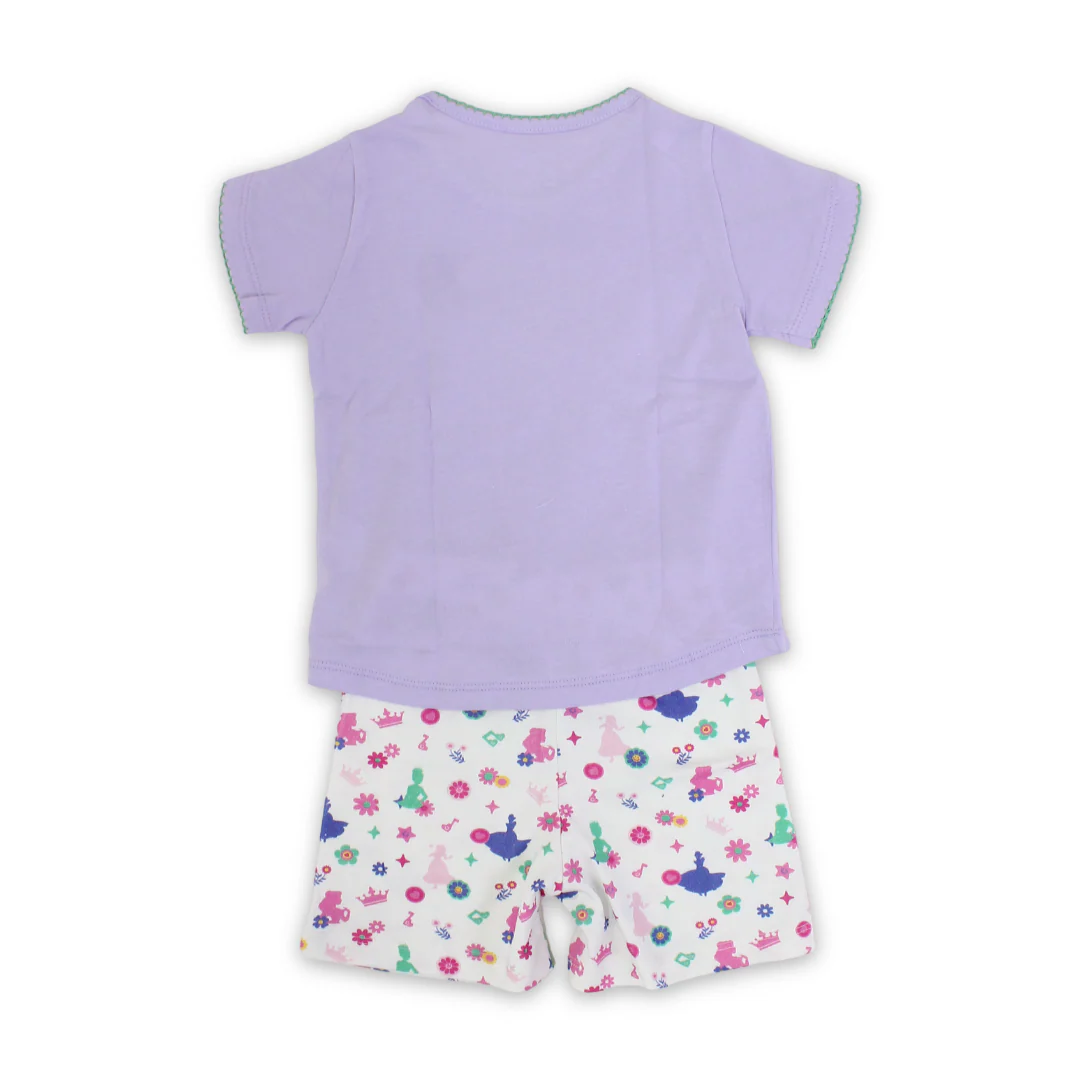 Baby Girls Cotton Pajama – Princess Print - Image 11
