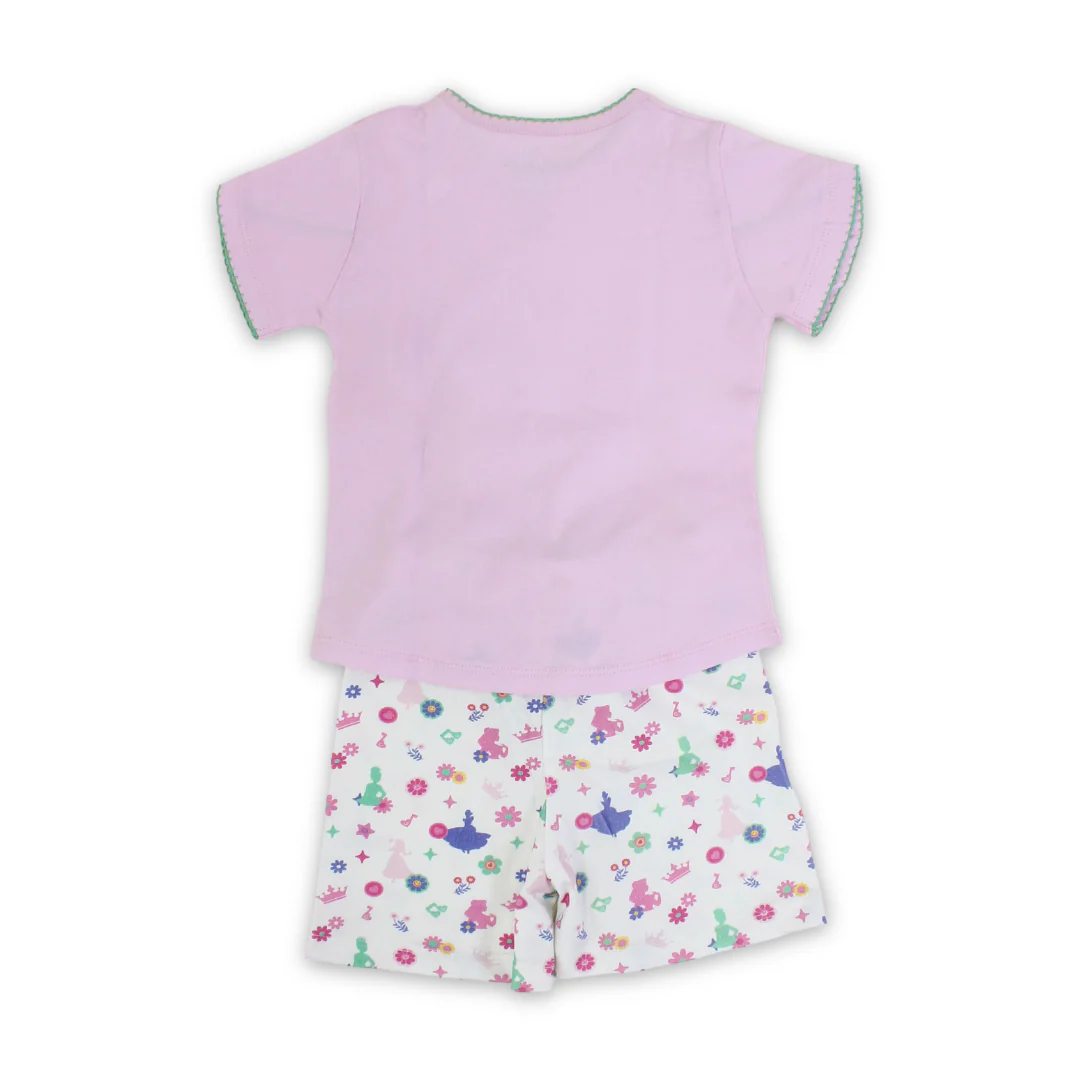 Baby Girls Cotton Pajama – Princess Print - Image 5