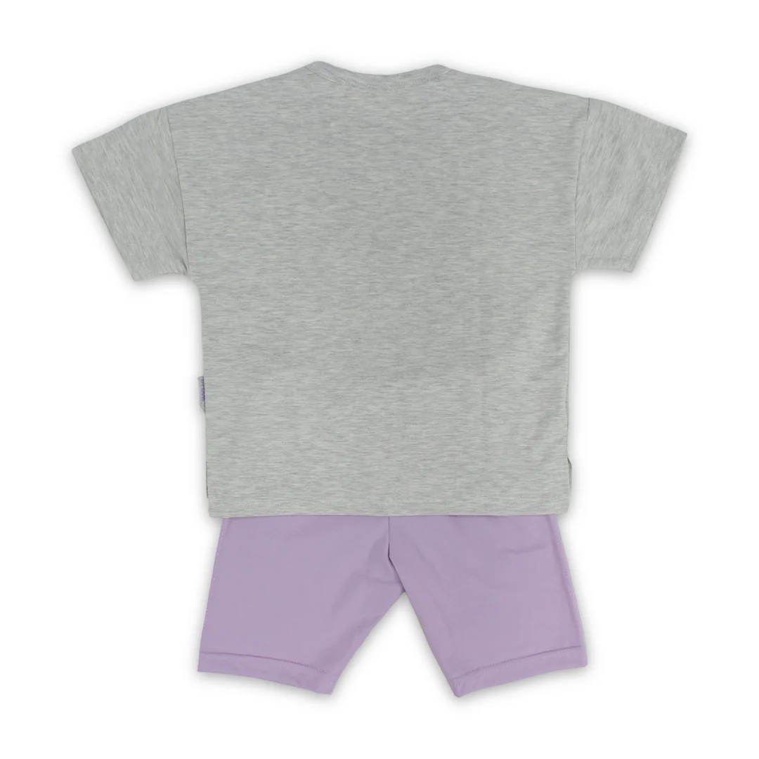 Girls Cotton Pajama – "Smile be Happy" Print - Image 5