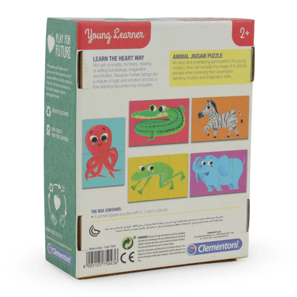 Clementoni Young Learner Animal Jigsaw Puzzle - Image 3