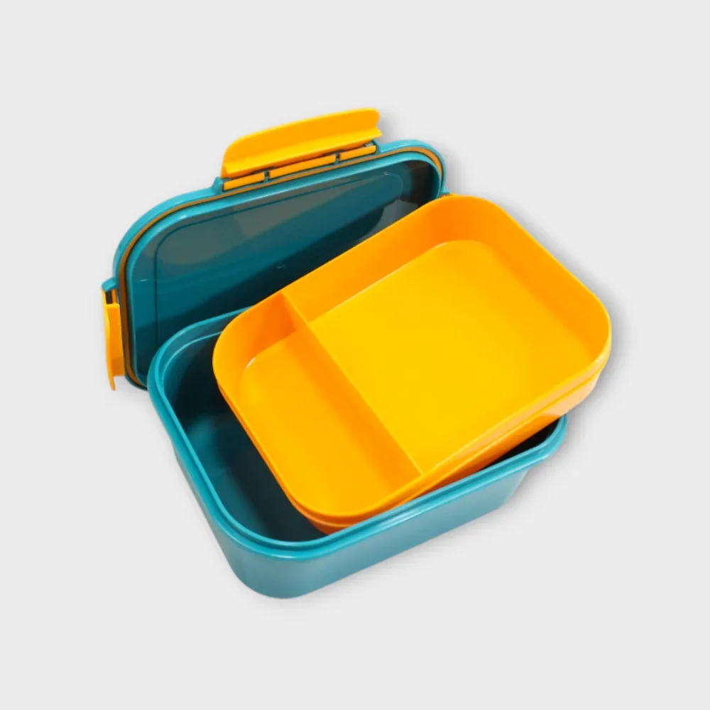 M-Design Fresco Lunch Box - 1600 ml Teal/Orange - Image 5
