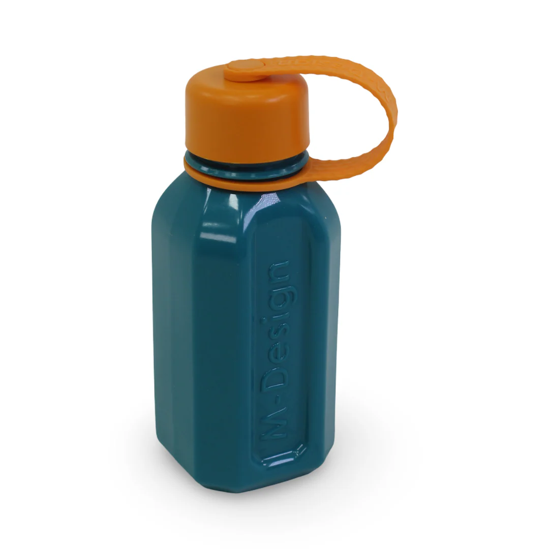 M-Design Bottle 500ml – Teal/Orange - Image 2