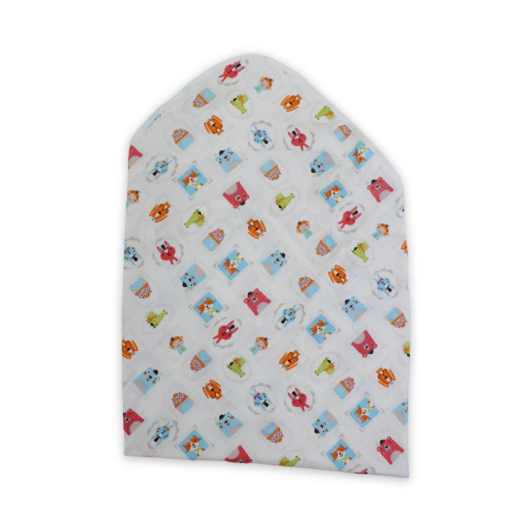 Cotton Baby Blanket – Off-White with "Dreamy Dots" Print - Image 2