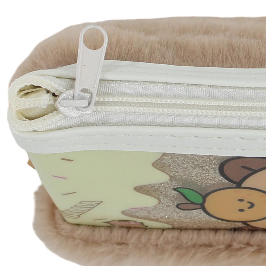 Bear Plush Pencil Case – Cafe - Image 3