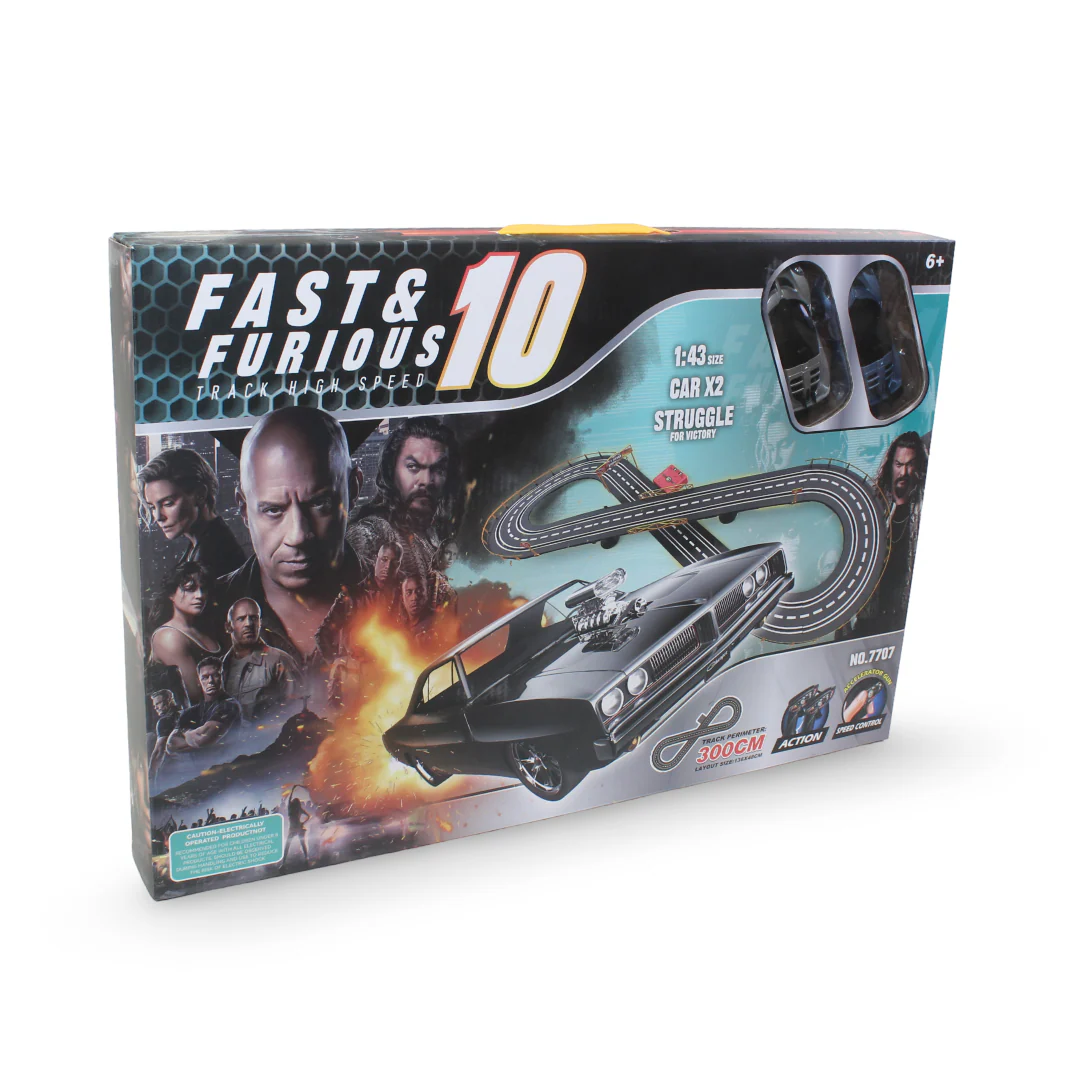 Fast & Furious 10 Stunt Raceway Slot Car Set