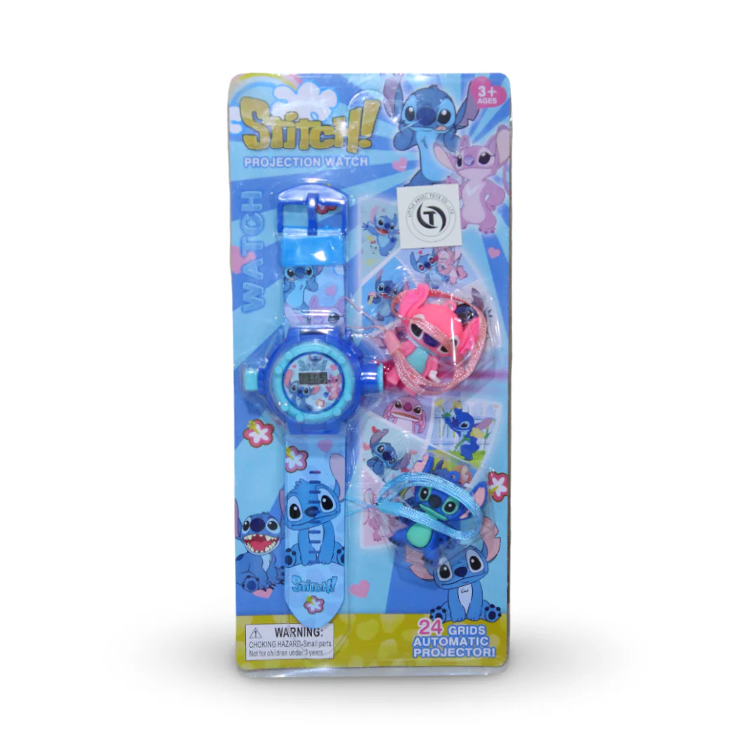 Stitch Children's Projection Watch + 2 Medals - Image 2
