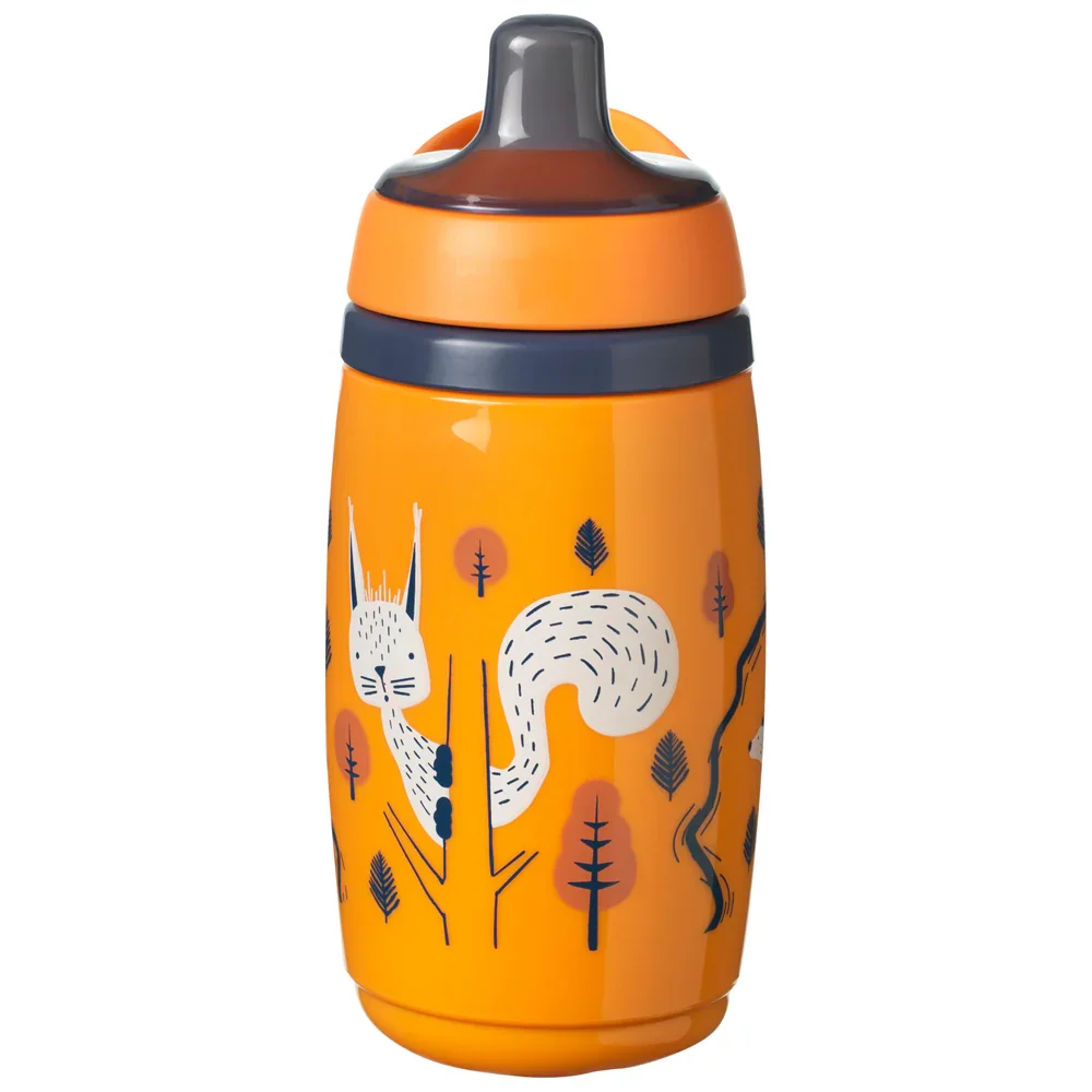Tommee Tippee Superstar Sportee Bottle, 266ml (12M+), Orange - Image 2