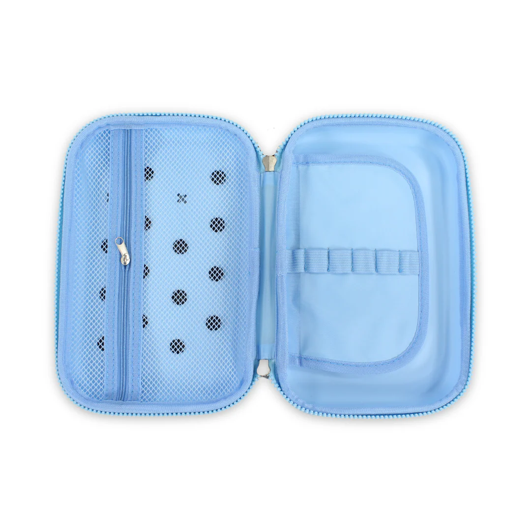 EVA Mermaid 3D Hardcover Pencil Case – Baby Blue - Image 2