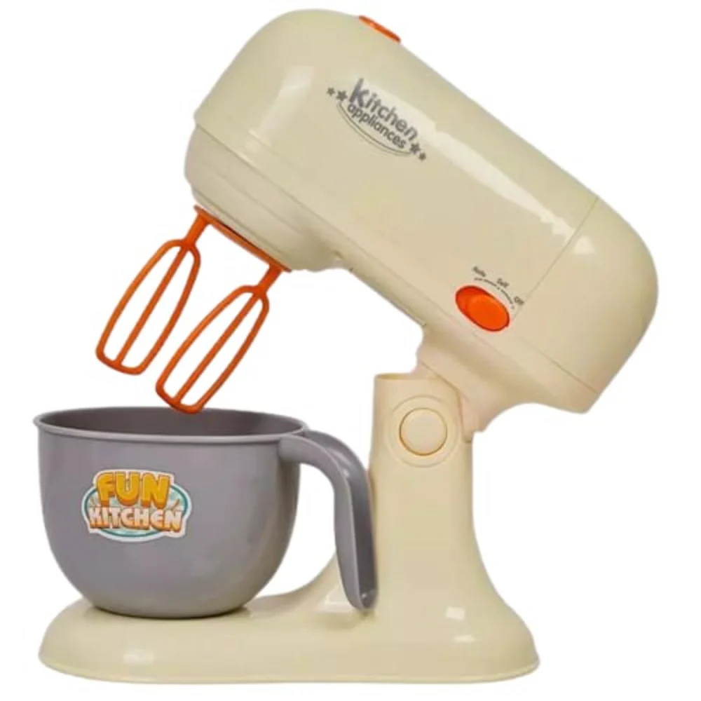 Funny Mini Kitchen Mixer Playset (Light & Sound) - Beige - Image 3