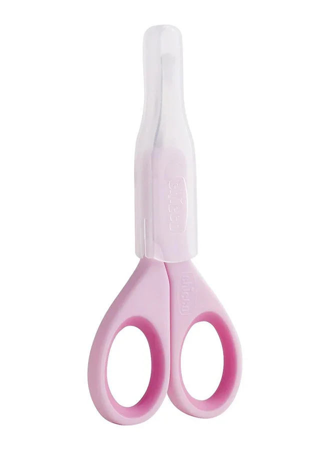 Chicco Baby Moments Round Tip Baby Nail Scissors 0m+ Pink 1 Pc - Image 2