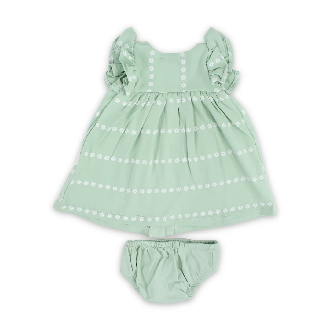 Baby Girls Cotton Dress – 2 Pcs - Image 5