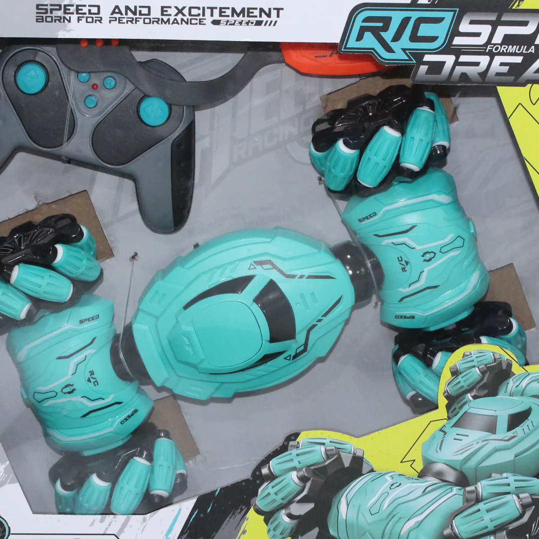 "RC Speed Dream" Formula 1 Stunt Car – Aqua - Image 4