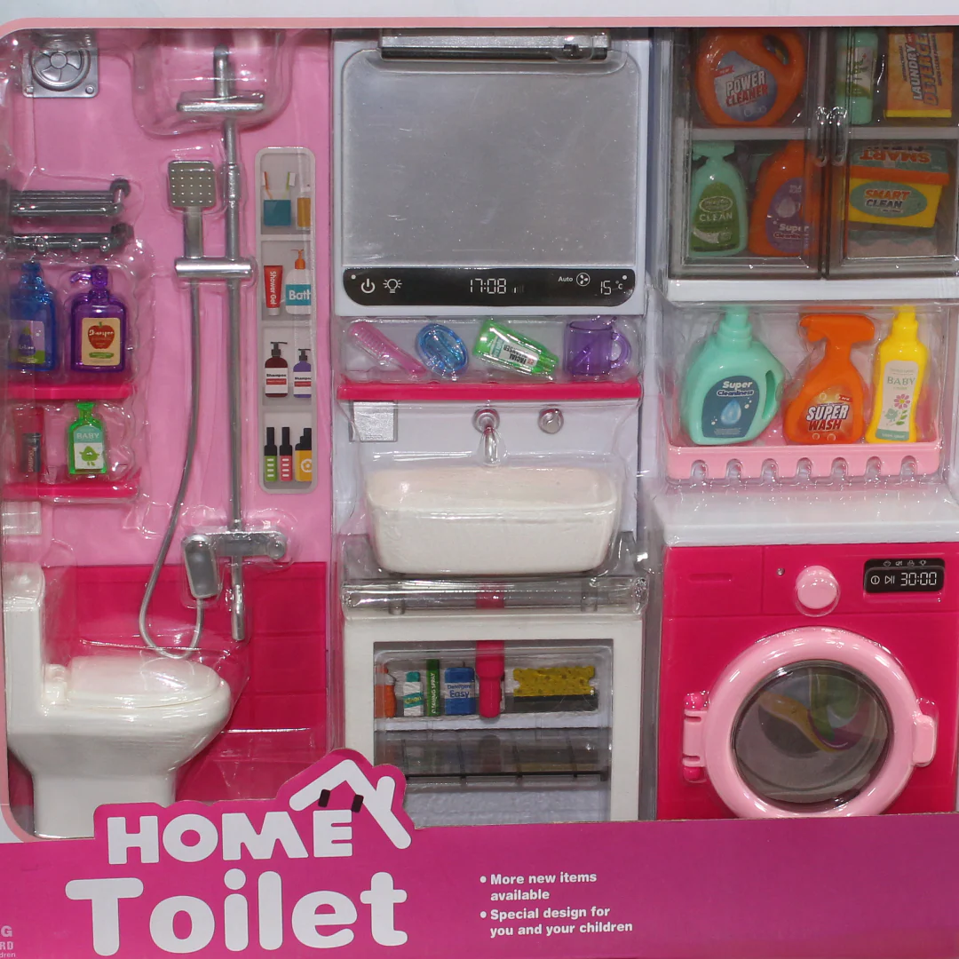 Chaoye Toys Home Toilet Doll House playset - Image 3