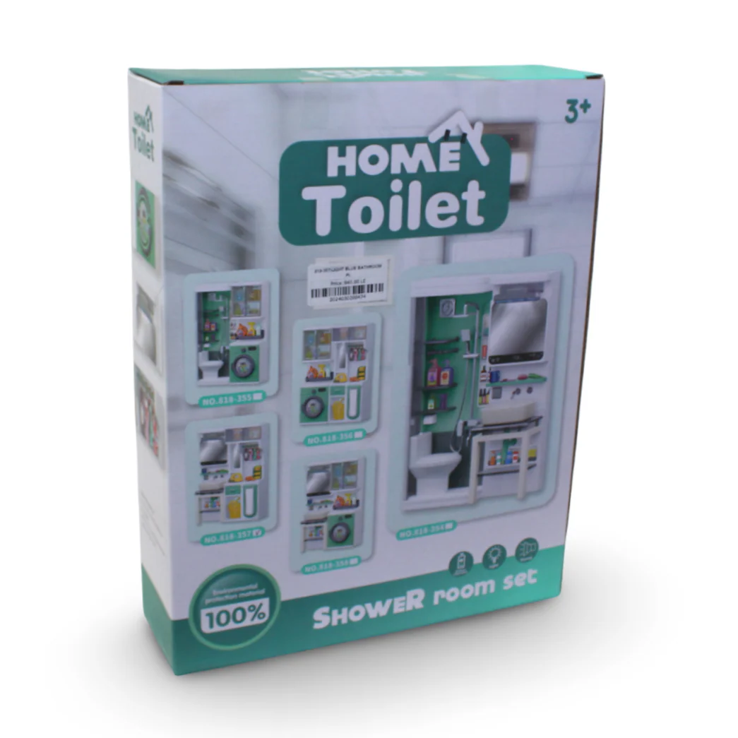 Chaoye Toys "Home Toilet" 4-in-1 Bathroom Shower Room Set - Image 2