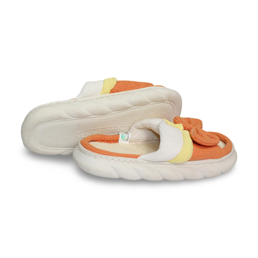 Woman Fur Slippers – with Bow Design - Image 3