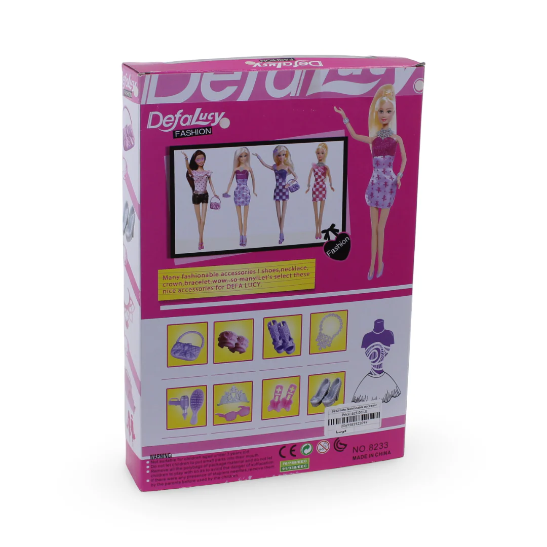 Defa Lucy Doll with Accessories – Fuchsia - Image 2