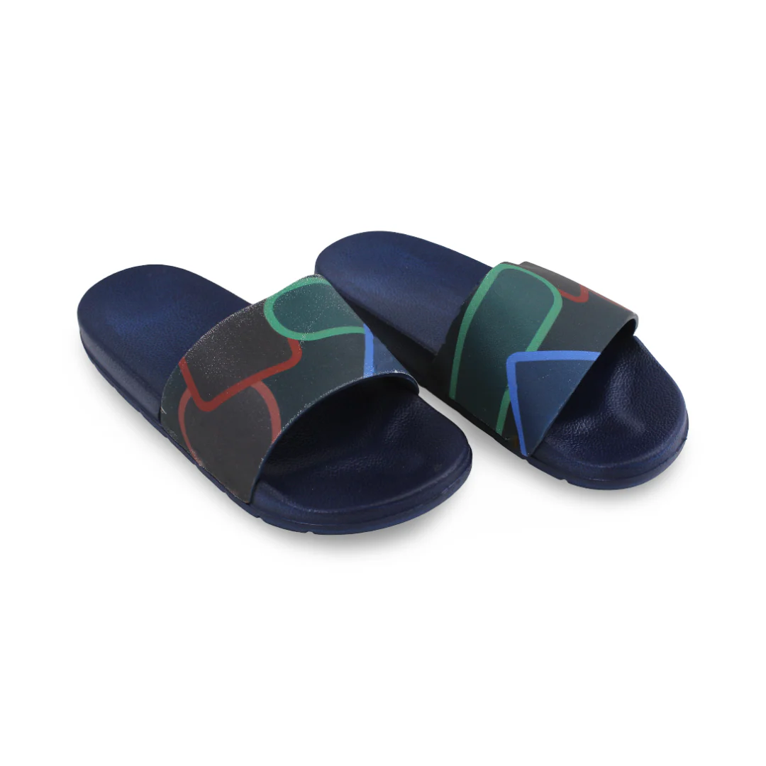 Boys Rubber Slippers – Navy