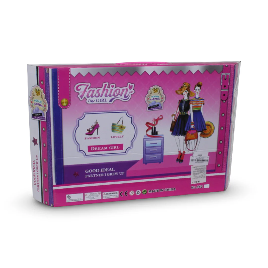 "Fashion Girl" Doll Playset with Make-up - Image 2