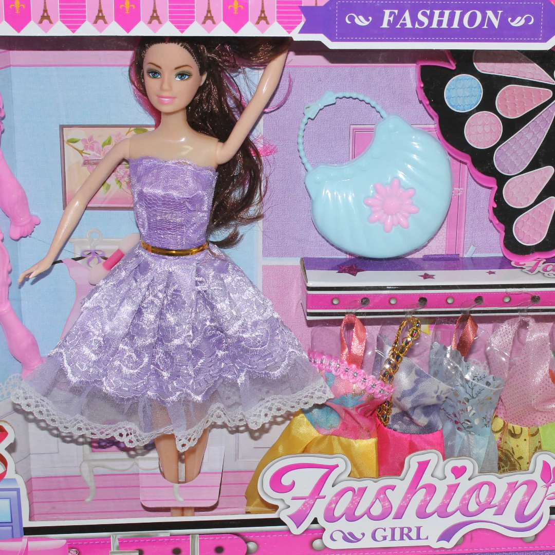 "Fashion Girl" Doll Playset with Make-up - Image 3