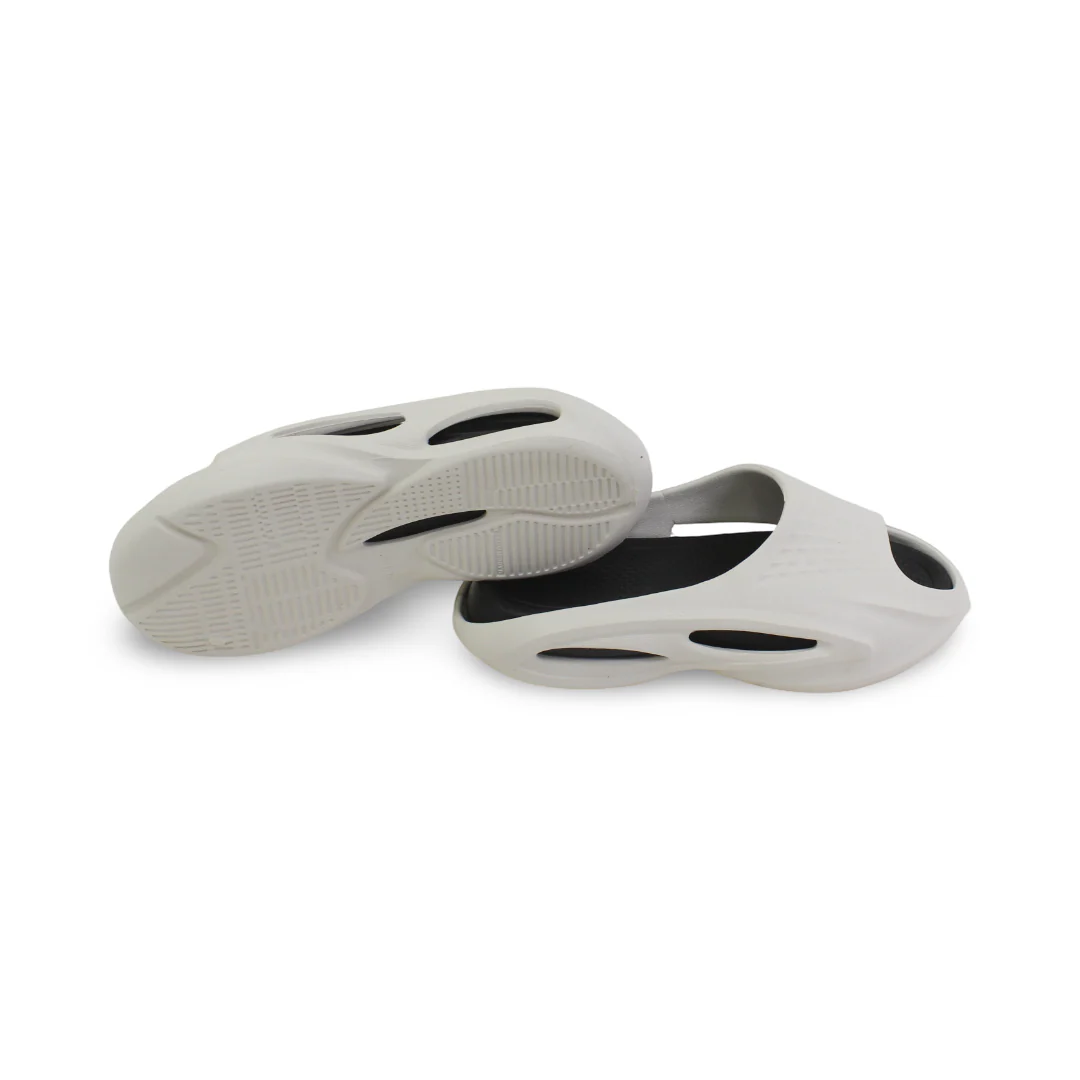 Girls Rubber Slippers – Off-White - Image 2