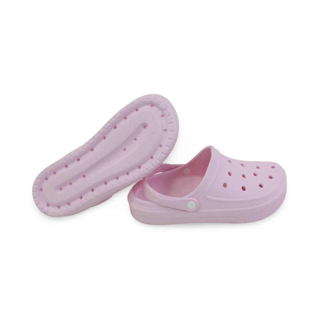 Girls Rubber Crocs – Pink - Image 2