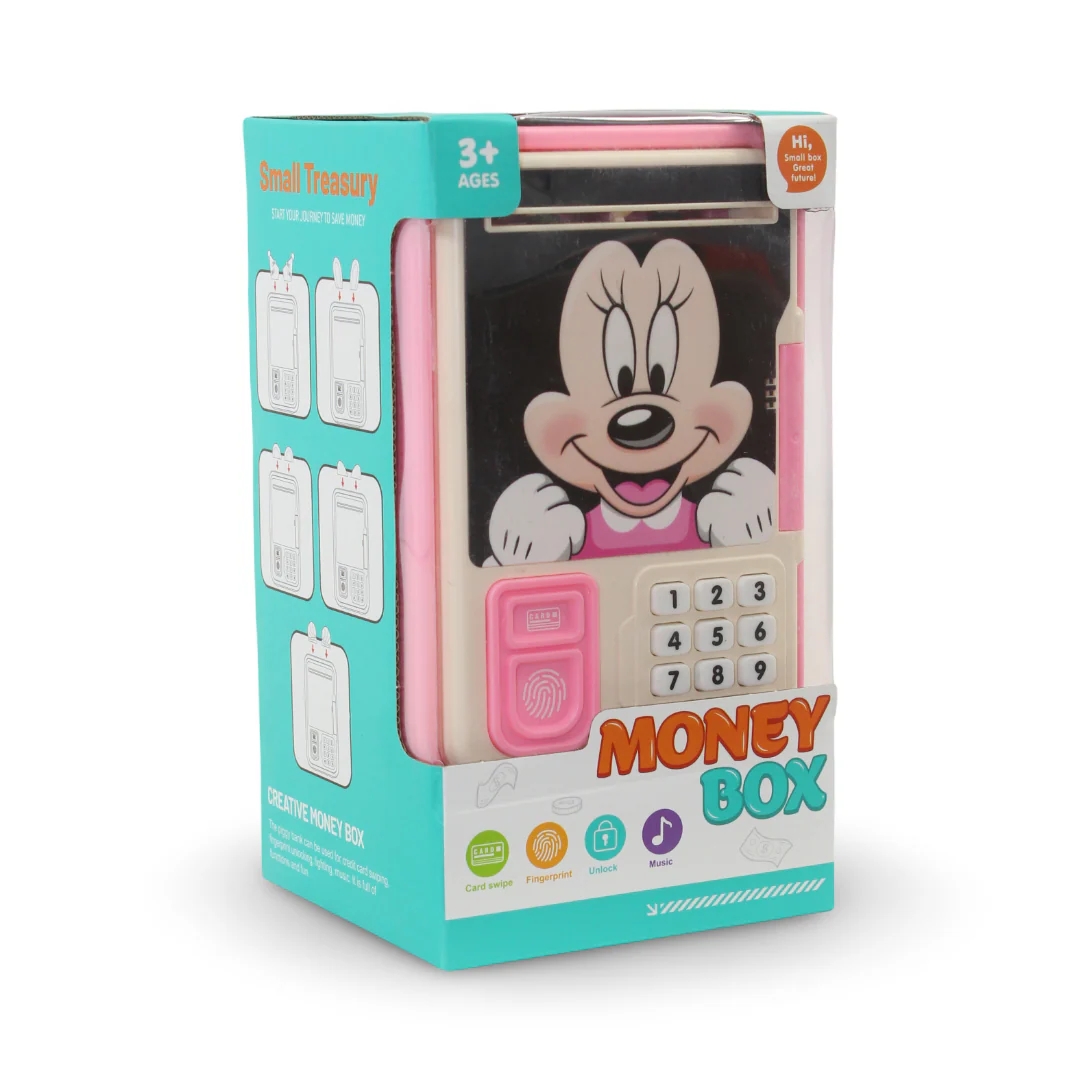 Minnie Mouse Electronic Children's Piggy Bank + Fingerprint