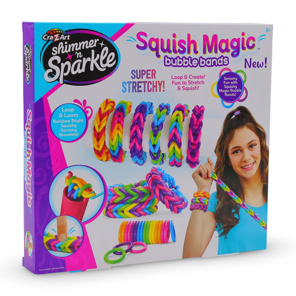 Shimmer N Sparkle Squish Magic Bubble Bands - Image 2
