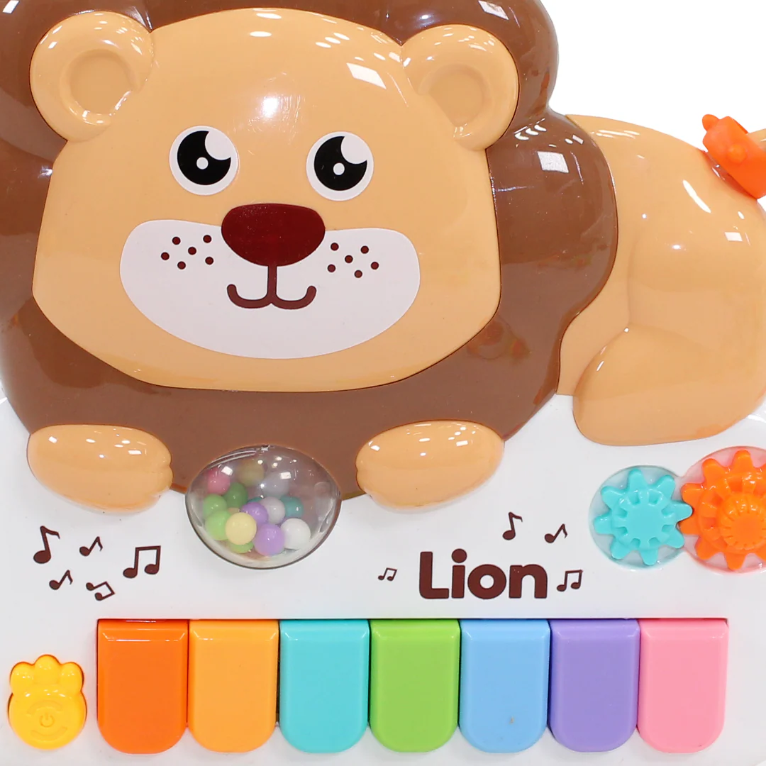Lion Piano Musical Toy – Beige - Image 3