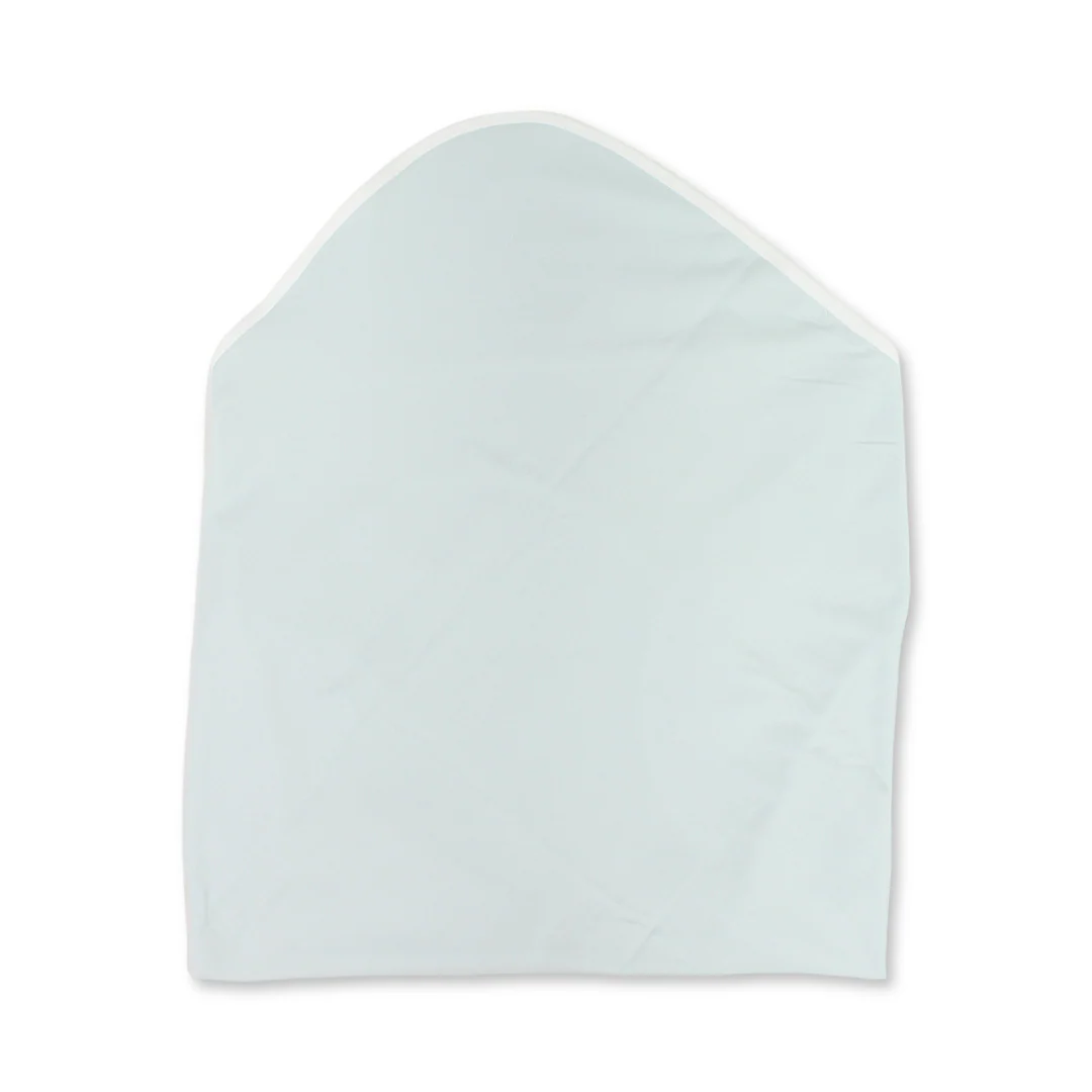 Cotton Baby Blanket – Mint & Off-White with "Dream Dots" Print - Image 2