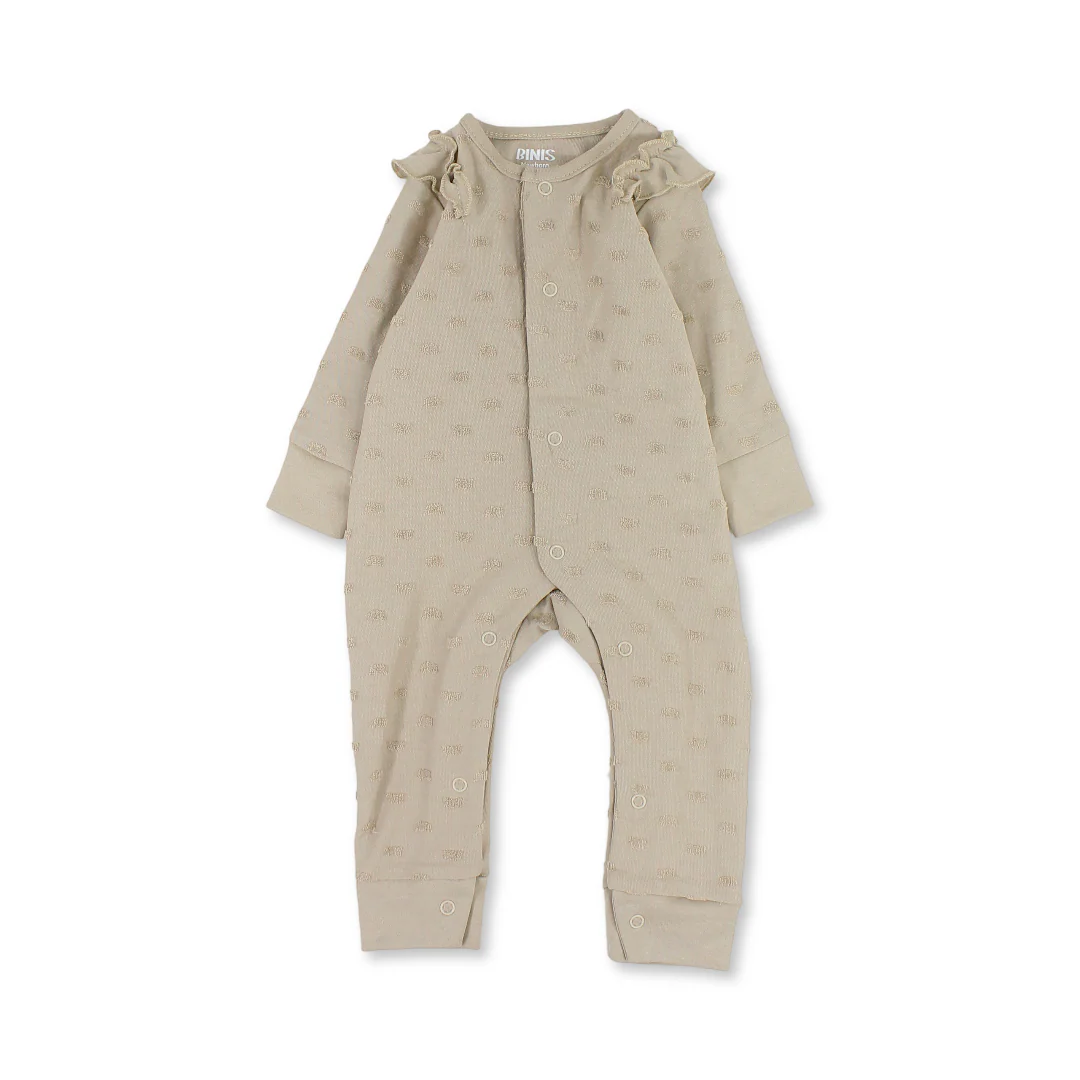 Baby Girls Cotton Footless Onesie - Image 3
