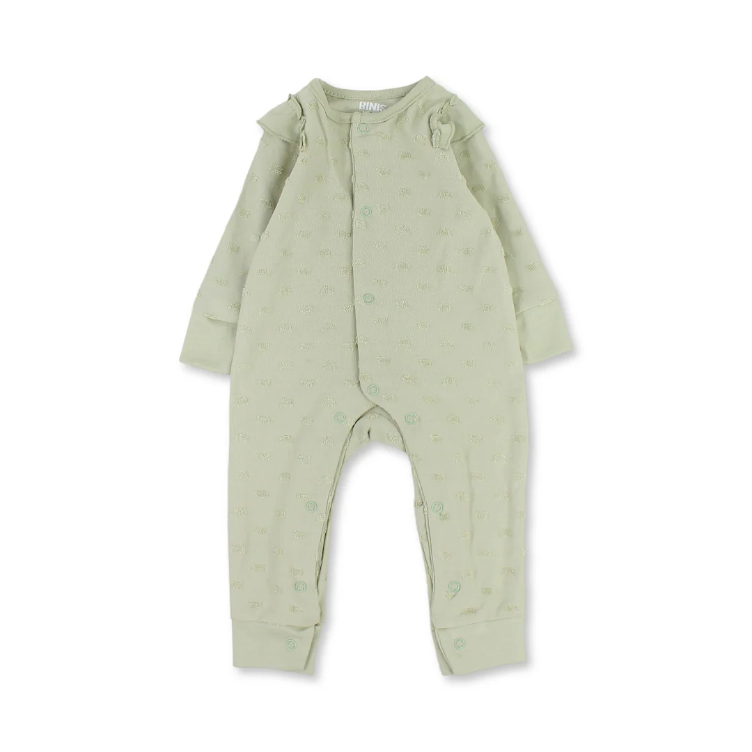 Baby Girls Cotton Footless Onesie - Image 7