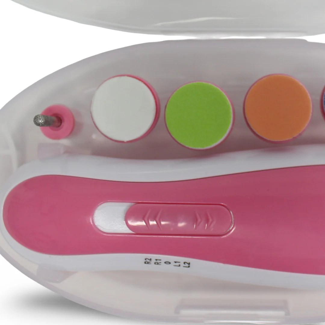 Baby Electric Nail Trimmer Safe & Gentle Nail Care – Pink - Image 5