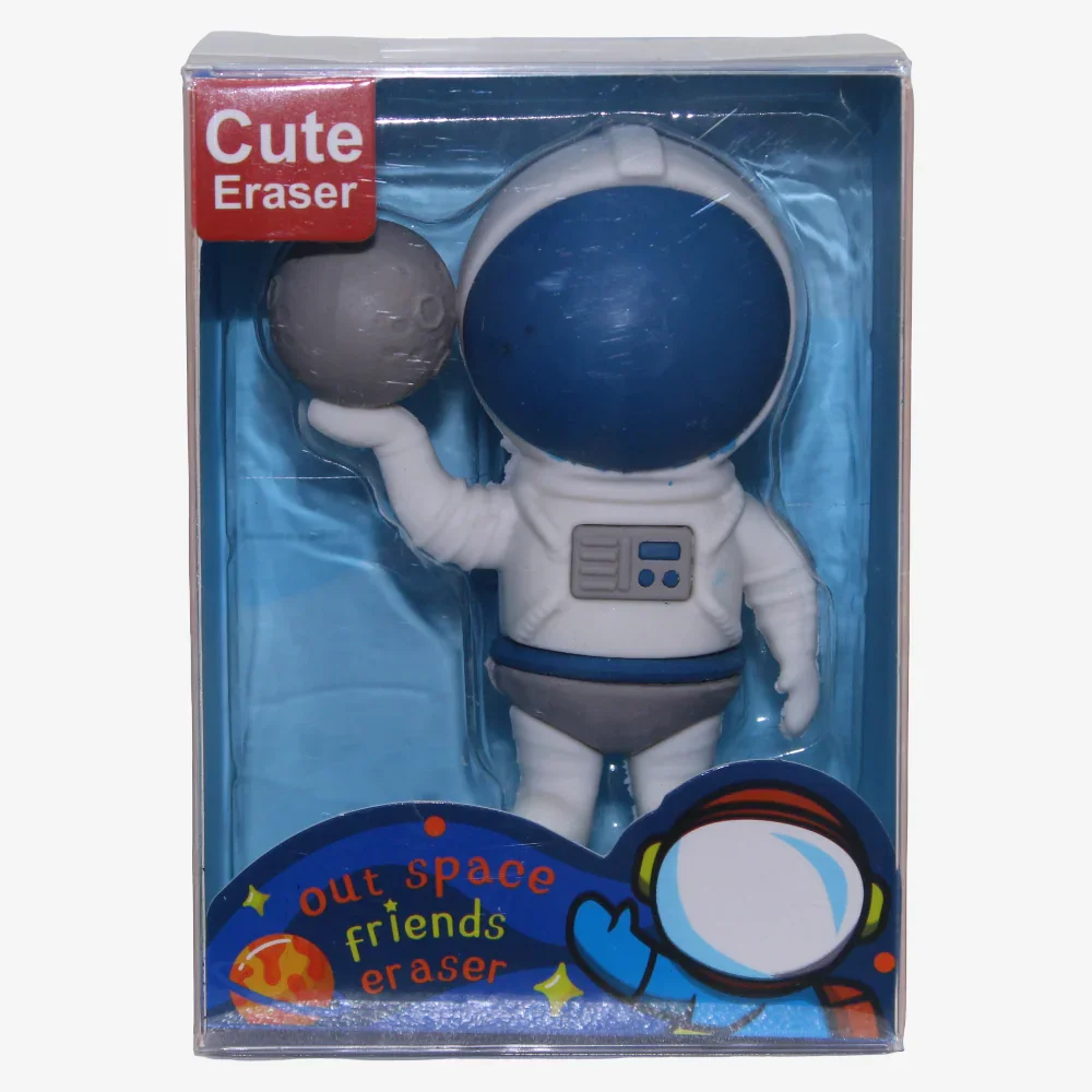 Astronaut Shaped Eraser – Blue - Image 3
