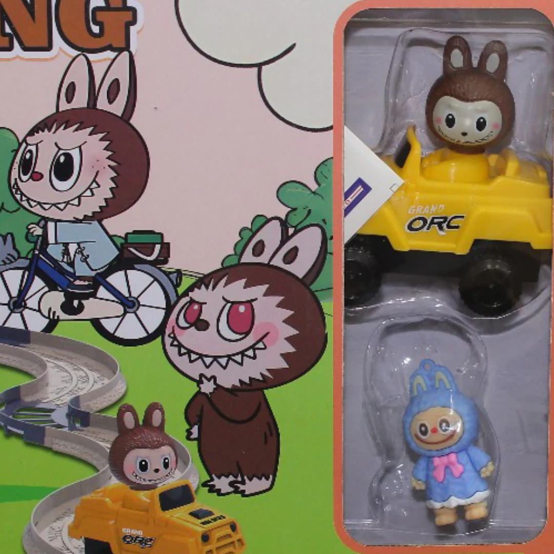 Labubu DIY Parking Lot Toy Set - Image 3