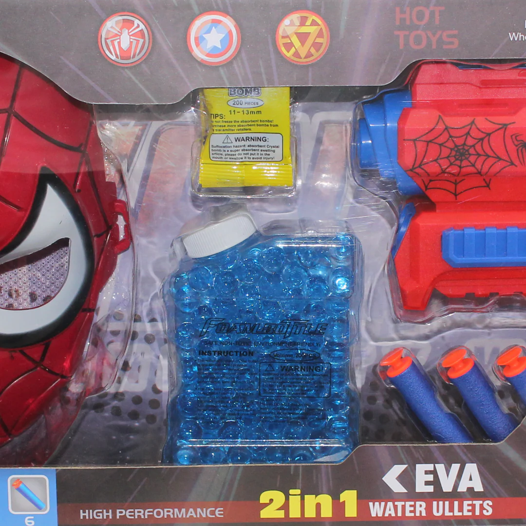 Spider-Man 2-in-1 Power Gun Playset (Gun & Mask) - Image 3